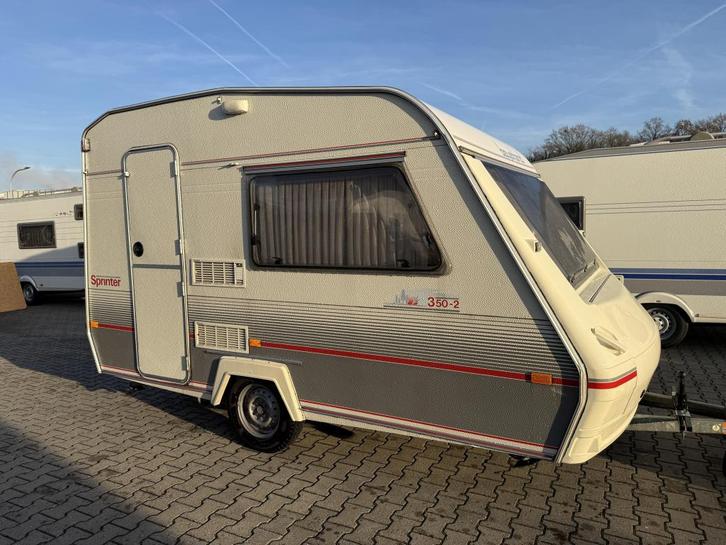 Beyerland Sprinter 350 bouwjaar 1997 met voortent en luifel, Caravans en Kamperen, Caravans, Bedrijf, tot en met 2, 500 - 750 kg
