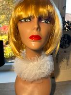 Nieuwe Pierrot Kraag - Accessoire - strik sluiting achter, Antiek en Kunst, Curiosa en Brocante, Ophalen of Verzenden