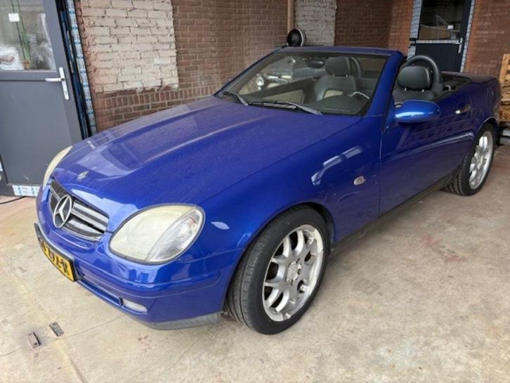 Mercedes-Benz SLK 2.0 Slk200 Roadster 1998 Blauw, Auto's, Mercedes-Benz, Bedrijf, Te koop, SLK, Benzine, Cabriolet, Handgeschakeld