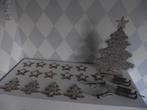 houten kerstboom 35 cm + winter decoratie: 17 stuks ook p st, Ophalen of Verzenden, Nieuw