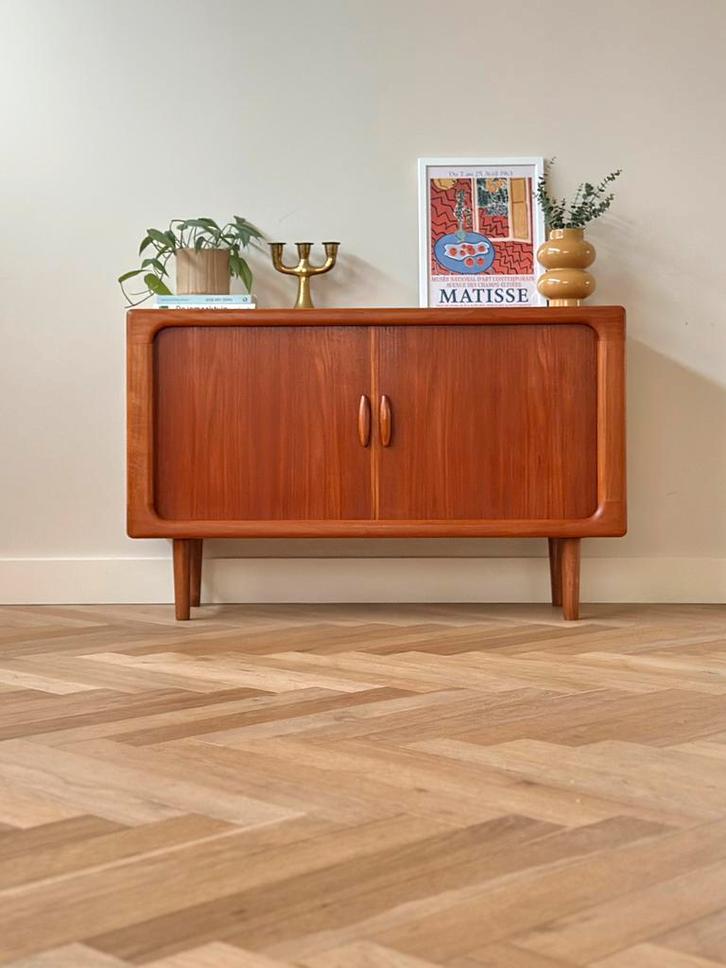 Vintage dressoir sideboard Dyrlund jaren 50/60 Deens design, Huis en Inrichting, Kasten | Dressoirs, Gebruikt, 100 tot 150 cm