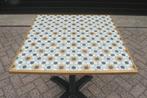 5x hippe vierkante eettafel / tuintafel gekleurd mozaiek, Ophalen, 50 tot 100 cm, Overige materialen, Vierkant