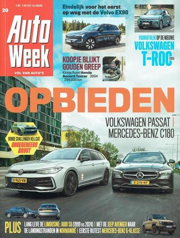 Autoweek 2024 nr. 20 (oa. Mercedes C180 & Volkswagen Passat) beschikbaar voor biedingen