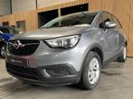 Opel Crossland X 1.2 Turbo Innovation Automaat Airco|Carplay, Gebruikt, Leder en Stof, Bedrijf, Grijs