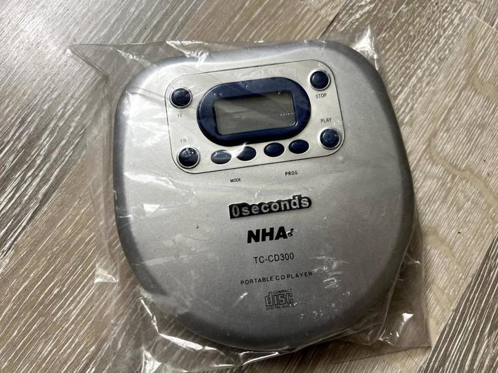 NHA 0Seconds TC-CD300 Discman, Audio, Tv en Foto, Walkmans, Discmans en Minidiscspelers, Discman, Ophalen of Verzenden