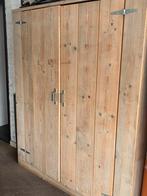 Mooie steigerhouten kast, Huis en Inrichting, Kasten | Kledingkasten, 100 tot 150 cm, Ophalen of Verzenden, Zo goed als nieuw