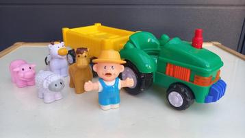 Speelgoed tractor met boerderijdieren beschikbaar voor biedingen
