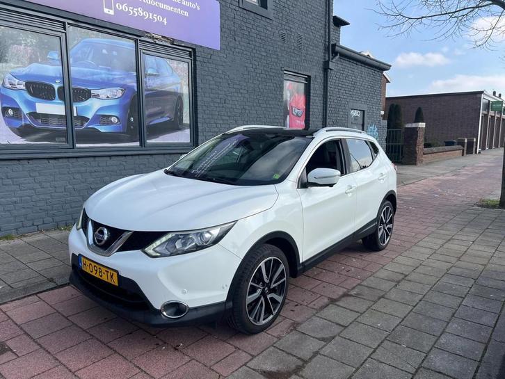 Nissan Qashqai 1.2 Acenta panodak navi camera leder onderhou, Auto's, Nissan, Bedrijf, Te koop, Qashqai, ABS, Airbags, Airconditioning