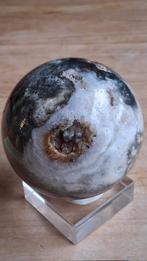 Agaat, Chalcedoon & Calciet Geode Bol - Brazilië, Ophalen of Verzenden
