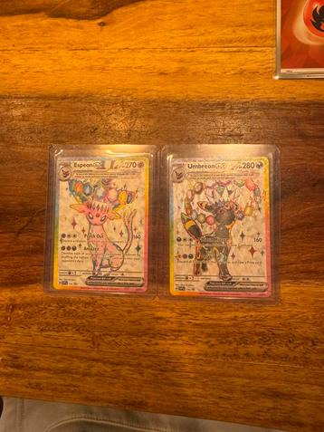 Umbreon & espeon ex promo’s beschikbaar voor biedingen