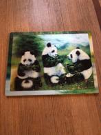 Houten panda puzzel met 3D effect, 10 tot 50 stukjes, Van hout, Ophalen of Verzenden, Zo goed als nieuw