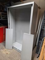 Stalen Wandkast stelling met 3 schappen, Ophalen of Verzenden