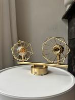 QAZQA plafondlamp kleur goud, Huis en Inrichting, Lampen | Wandlampen, Ophalen of Verzenden, Zo goed als nieuw, Metaal