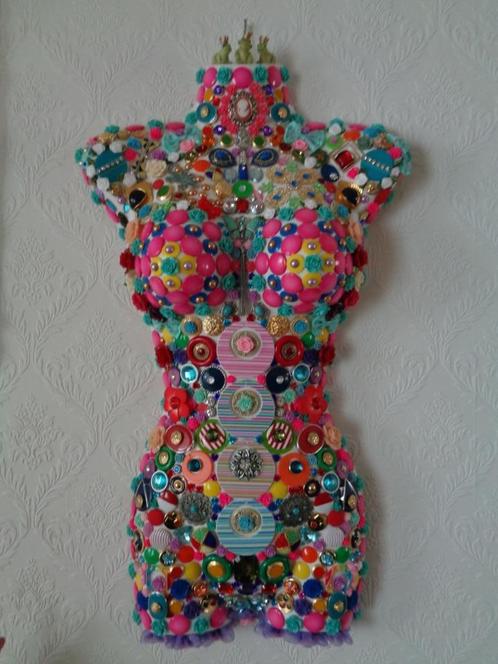 Wanddecoratie Torso Vrouw Nr BP1, Huis en Inrichting, Woonaccessoires | Wanddecoraties, Nieuw, Ophalen