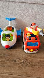 Little People brandweer en vliegtuig, Ophalen of Verzenden, Auto, Met wieltjes