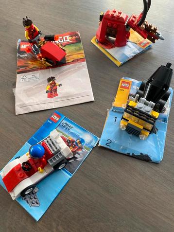 Kleine LEGO Setjes met Bouwtekening beschikbaar voor biedingen