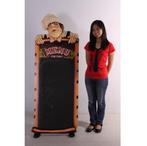 Reclame stoepbord 165 cm - krijtbord, Verzamelen, Merken en Reclamevoorwerpen, Ophalen, HorecaBeelden, Overige typen, Nieuw