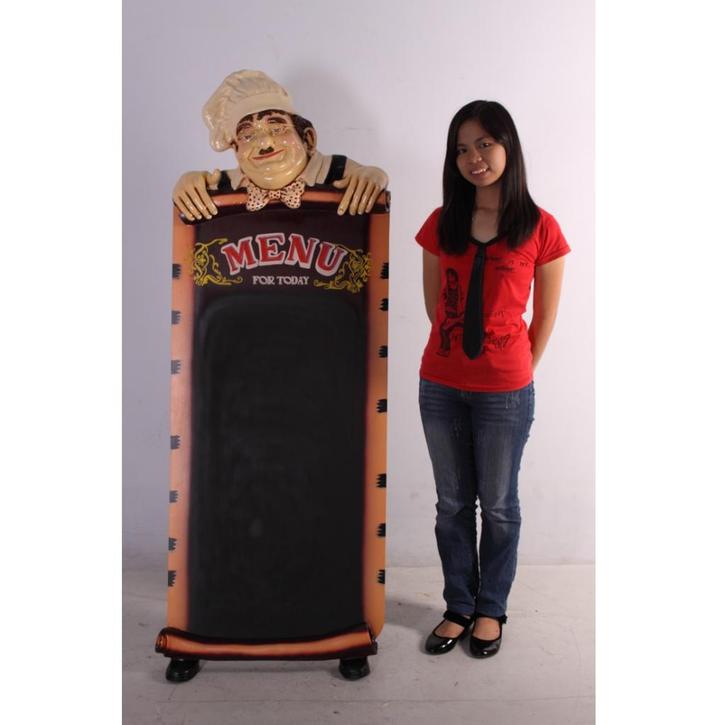 Reclame stoepbord 165 cm - krijtbord, Verzamelen, Merken en Reclamevoorwerpen, Nieuw, Overige typen, Ophalen