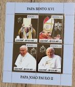 Guinee-Bissau Gold 2005 Paus Benedikt + Johannes Paul II., Postzegels en Munten, Postzegels | Afrika, Verzenden, Guinee, Postfris
