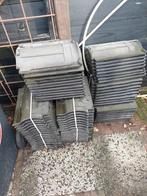 75 Dakpannen OVH Antraciet Halfmat, Doe-het-zelf en Verbouw, Dakpannen en Dakbedekking, Ophalen, Steen of Klei, Zwart, Nieuw