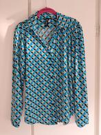 Blouse retroprint. Maat m, Ophalen of Verzenden, Zo goed als nieuw, Maat 38/40 (M), Overige kleuren