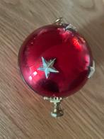 Oude vintage kerst muziekbal met trekkoord, Diversen, Kerst, Ophalen of Verzenden, Gebruikt