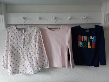 Set van 2 Longsleeves Hema Palomino Maat 98-104 beschikbaar voor biedingen