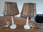 2 tafellampen met eventueel lampenkap, Huis en Inrichting, Lampen | Tafellampen, Ophalen, Zo goed als nieuw, Minder dan 50 cm