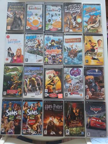 PSP Spellen - 20 Stuks - Diverse Genres beschikbaar voor biedingen