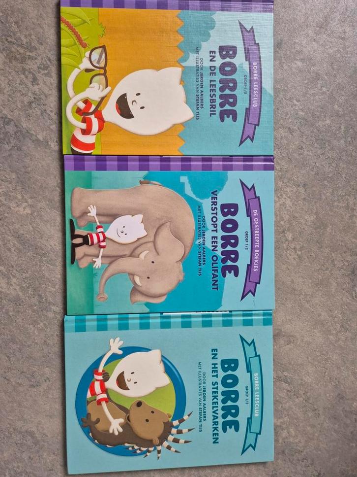 Borre Leesclub - 3 Boeken, Boeken, Kinderboeken | Jeugd | onder 10 jaar, Zo goed als nieuw, Ophalen of Verzenden