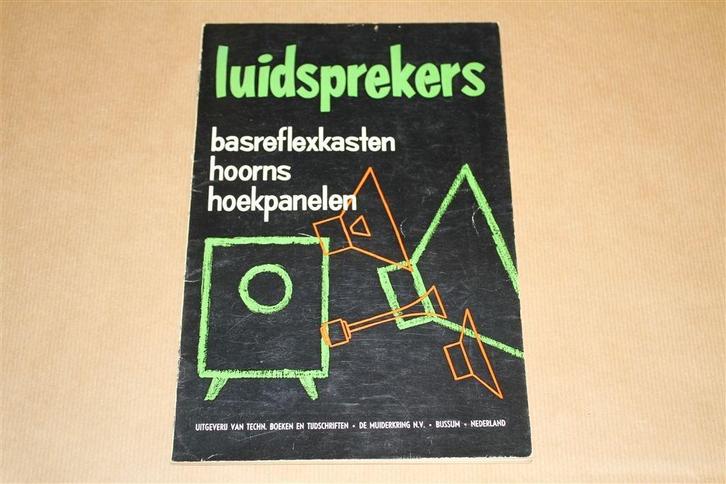 Luidsprekers - Diverse soorten - Muiderkring 1961 !!, Boeken, Techniek, Gelezen, Bouwkunde, Ophalen of Verzenden