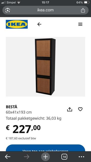 Ikea Besta boekenkast 193x60x41 - afbeelding 10