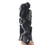 Afrikaanse levensboom ebben hout makonde h 26 cm 2005, Antiek en Kunst, Ophalen of Verzenden