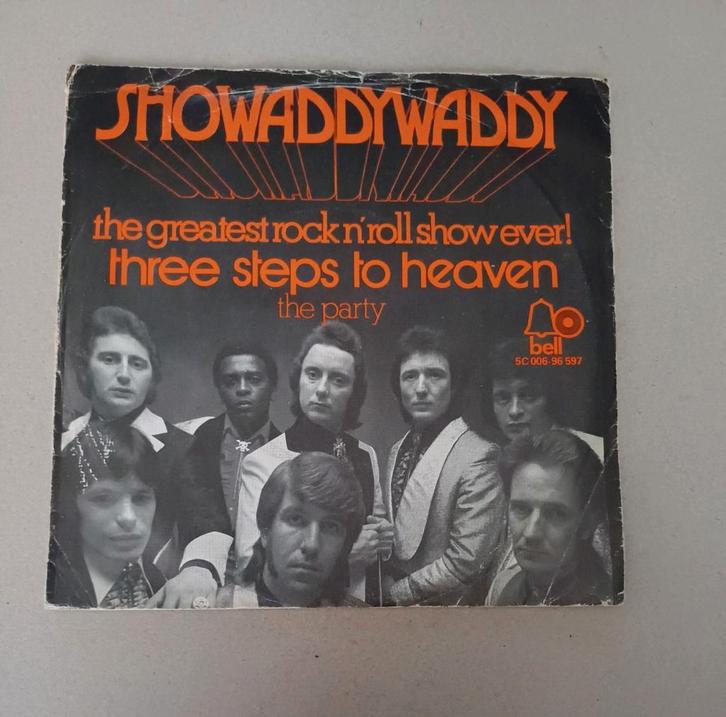 Showaddywaddy  - Three Steps To Heaven, Cd's en Dvd's, Vinyl Singles, Gebruikt, Single, Pop, 7 inch, Ophalen of Verzenden