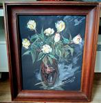 Bloemstilleven met rozen, 1955, Antiek en Kunst, Ophalen of Verzenden