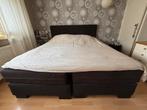 Boxspring 2 persoons, Huis en Inrichting, Slaapkamer | Boxsprings, Bruin, Tweepersoons, Ophalen of Verzenden, Zo goed als nieuw