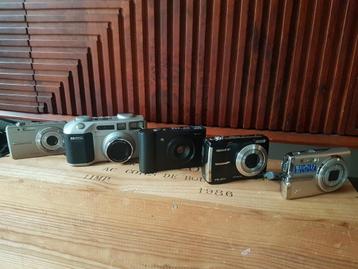 Digitale Compact camera's - Zie omschrijving! versch. types. beschikbaar voor biedingen