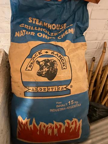 15kg steakhouse grillholzkkohle barbecue houtskool beschikbaar voor biedingen