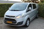 Ford Transit Custom Dubbel Cabine L2H1/ NAP / DUBBEL SCHUIFD, Auto's, Bestelauto's, Voorwielaandrijving, Euro 5, 125 pk, Beige