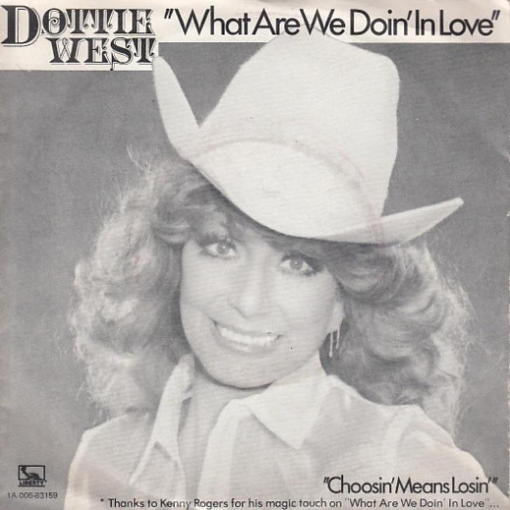 Dottie West – What Are We Doin' In Love  country pop folk, Cd's en Dvd's, Vinyl Singles, Zo goed als nieuw, Single, Country en Western