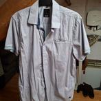 Mooi overhemd met print, Kleding | Heren, Overhemden, Blauw, Ophalen of Verzenden, Zo goed als nieuw, Halswijdte 41/42 (L)