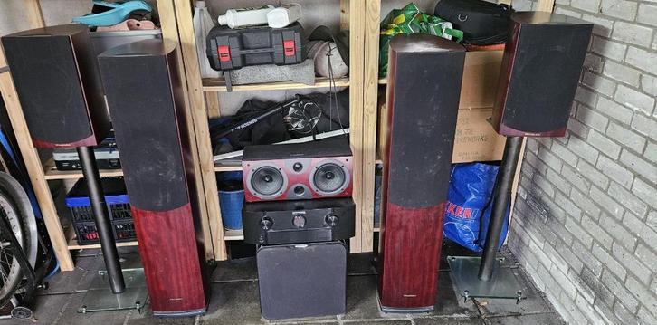 Homecinema set  in prijs verlaagd, Audio, Tv en Foto, Home Cinema-sets, Gebruikt, Overige spelers, 5.1-systeem, 70 watt of meer