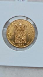 Gouden tientje 1879, Postzegels en Munten, Munten | Nederland, Ophalen of Verzenden, Koningin Wilhelmina, 10 gulden, Goud