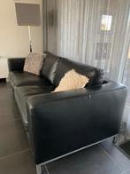 Machalke&Machalke Design Lederen Bank en 2 fauteuils, Ophalen, Gebruikt, Rechte bank, Machalke&Machalke Saddle Design bankstel