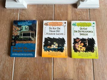 3 boekjes van Lilian Jackson Braun. De Kat Die…. beschikbaar voor biedingen