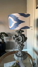 Tafellamp baroque in grijs, 50 tot 75 cm, Ophalen of Verzenden, Zo goed als nieuw, Baroque