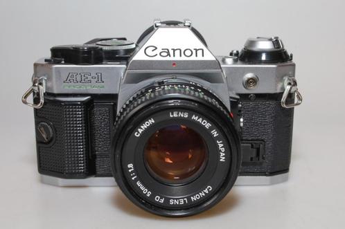 Canon AE-1 Program + service + nieuwe seals, Audio, Tv en Foto, Fotocamera's Analoog, Refurbished, Spiegelreflex, Canon, Ophalen of Verzenden