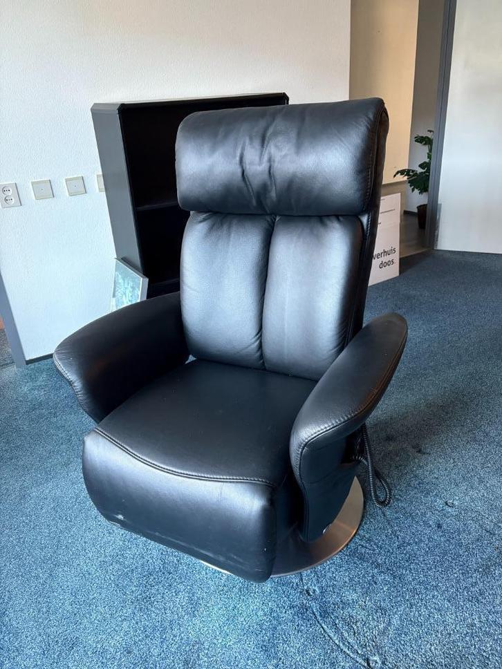 sta op stoel van Meubelzorg, Huis en Inrichting, Fauteuils, Gebruikt, Leer, 75 tot 100 cm, 75 tot 100 cm, Ophalen