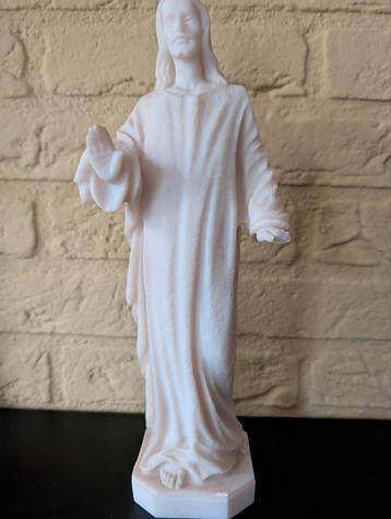 Jezus Christus Beeld alabaster 30 cm hoog beschikbaar voor biedingen