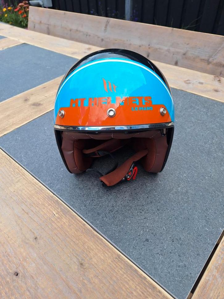 MT Helmets Le Mans Jethelm - Retro Design, Motoren, Kleding | Motorhelmen, Dames, Heren, Jethelm, Overige merken, Tweedehands